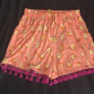 Simply southern tassel shorts